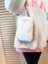 Mini Minimalist Fluffy Crossbody Bag