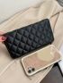 Quilted Pattern Long Wallet