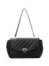 Quilted Flap Baguette Bag