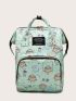 Cartoon Graphic Baby Diaper Bag