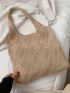 Minimalist Crochet Tote Bag