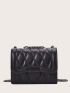 Mini Quilted Flap Chain Crossbody Bag