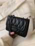 Mini Quilted Flap Chain Crossbody Bag