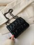 Mini Quilted Flap Chain Crossbody Bag