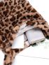 Leopard Print Fluffy Crossbody Bag