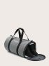 Letter Graphic Large Capacity Duffel Bag