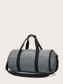 Letter Graphic Large Capacity Duffel Bag