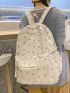 Ditsy Floral Print Classic Backpack