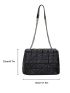 Quilted Flap Chain Shoulder Bag