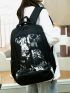 Two Tone Large Capacity Backpack
