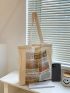 Newspaper Graphic Shopper Bag