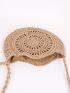 Tassel Decor Straw Bag