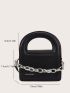 Mini Chain Decor Satchel Bag