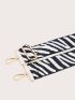 Zebra Stripe Pattern Bag Strap