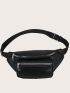 Minimalist Double Zipper Fanny Pack