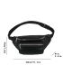 Minimalist Double Zipper Fanny Pack