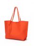 Tassel Decor Shoulder Tote Bag