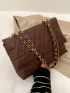 Quilted Flap Chain Shoulder Bag