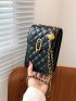 Mini Quilted Chain Crossbody Bag