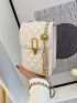 Mini Quilted Flap Chain Phone Bag