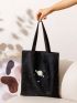 Cartoon Graphic Shopper Bag