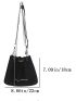 Drawstring Decor Crossbody Bag