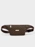 Metal Decor Geo Graphic Fanny Pack