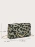 Leopard Pattern Chain Square Bag