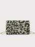 Leopard Pattern Chain Square Bag