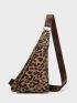 Mini Leopard Pattern Sling Bag