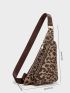 Mini Leopard Pattern Sling Bag