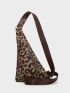 Mini Leopard Pattern Sling Bag