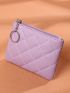 Quilted Pattern Coin Case