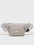 Metal Decor Minimalist Fanny Pack