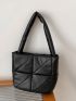 Mini Minimalist Quilted Bucket Bag