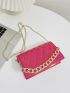 Mini Quilted Flap Chain Square Bag