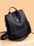 Metal Decor Anti-theft Backpack