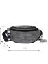 Allover Studded Decor Fanny Pack