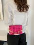 Mini Plaid Snap Button Flap Chain Square Bag