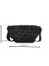 Large Capacity Stitch Detail Fanny Pack