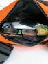 Minimalist Buckle Multi-compartment Chest Bag
