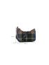 Tartan Pattern Chain Baguette Bag