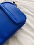 Minimalist Top Handle Bag With Pom Pom Charm