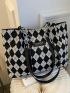 Geometric Graphic Tote Bag