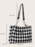 Geometric Graphic Tote Bag