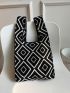 Geo Graphic Crochet Bag