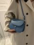 Mini Minimalist Flap Saddle Bag