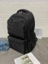 Large Capacity Double Zipper Backpack