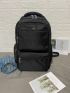 Large Capacity Double Zipper Backpack