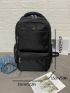 Large Capacity Double Zipper Backpack